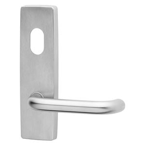 Lockwood 1801-70 External Plate with Cyl Hole & Lever SC