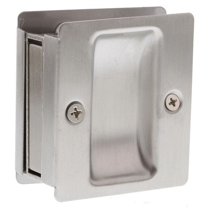 Lockwood 7350 Passage Cavity Sliding Door Latch SSS