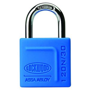 Lockwood 120N Brass 30mm Padlock 18mm Shackle