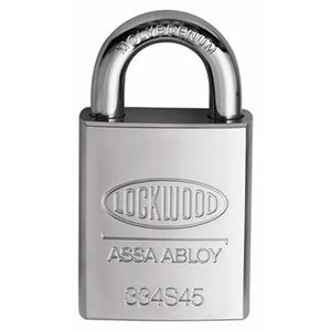 Lockwood 334 Solid Steel 45mm Padlock 38mm Shackle