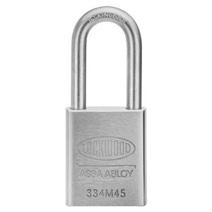 Lockwood 334 Stainless Steel Case 45mm Padlock 48mm SS Shackle 5P KD