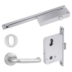 Yale Simplicity S2 Lever Complete Door Kit SS