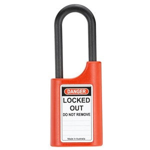 Lockwood 215P40 8501 50mm Shackle Red Cover KD