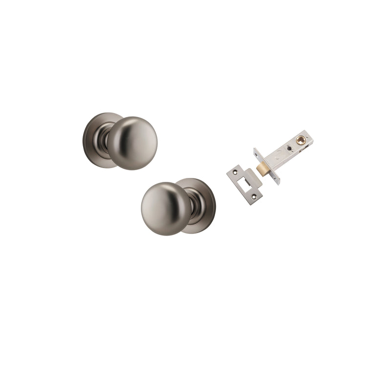 IVER CAMBRIDGE DOOR KNOB ON ROUND ROSE CONCEALED FIX - CUSTOMISE TO YOUR NEEDS