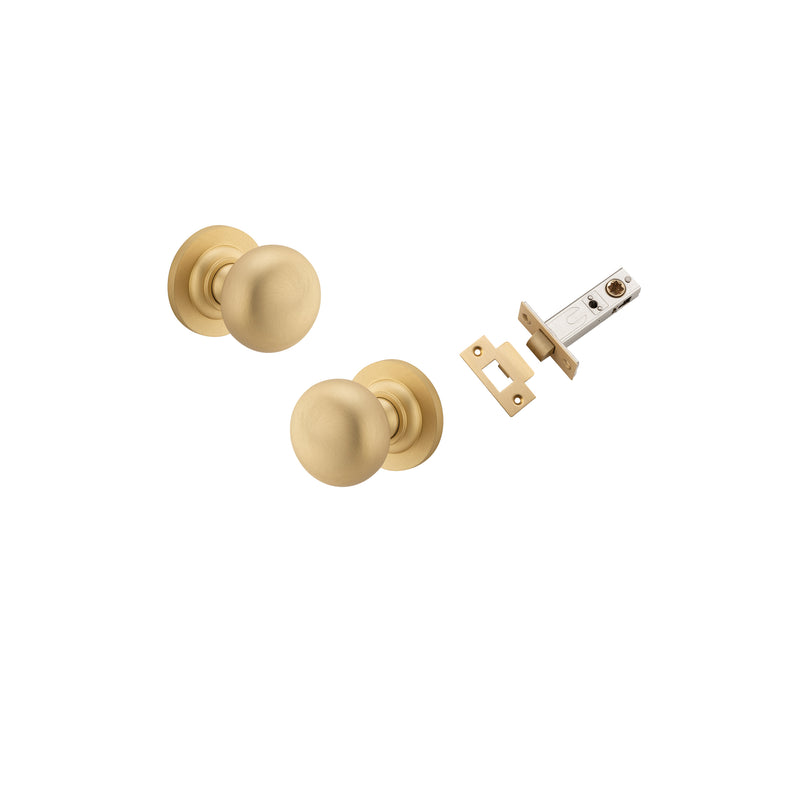 IVER CAMBRIDGE DOOR KNOB ON ROUND ROSE CONCEALED FIX - CUSTOMISE TO YOUR NEEDS