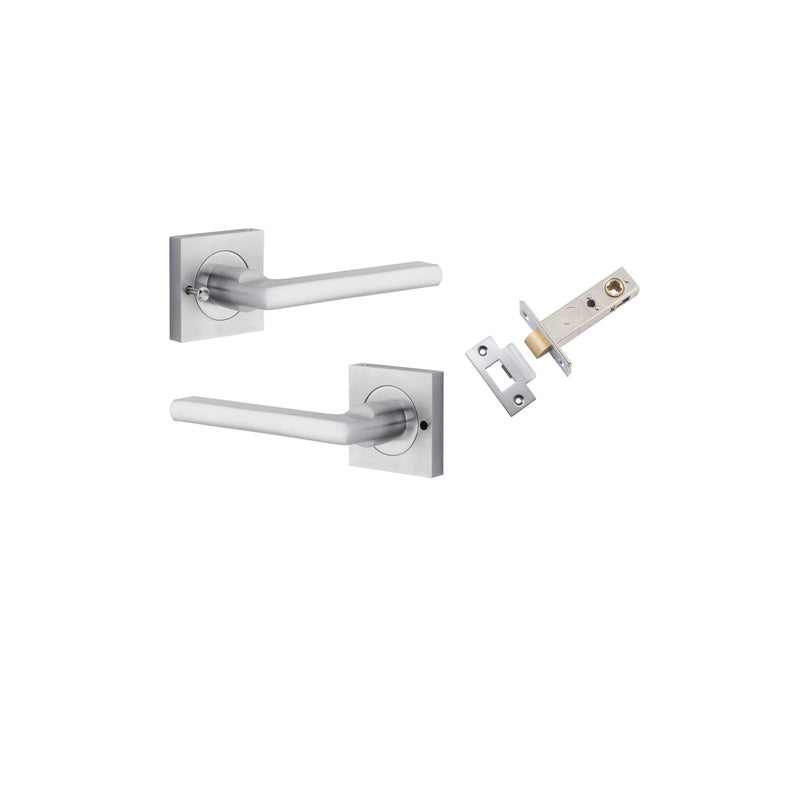 IVER BALTIMORE DOOR LEVER HANDLE ON SQUARE ROSE - CUSTOMISE TO YOUR NEEDS