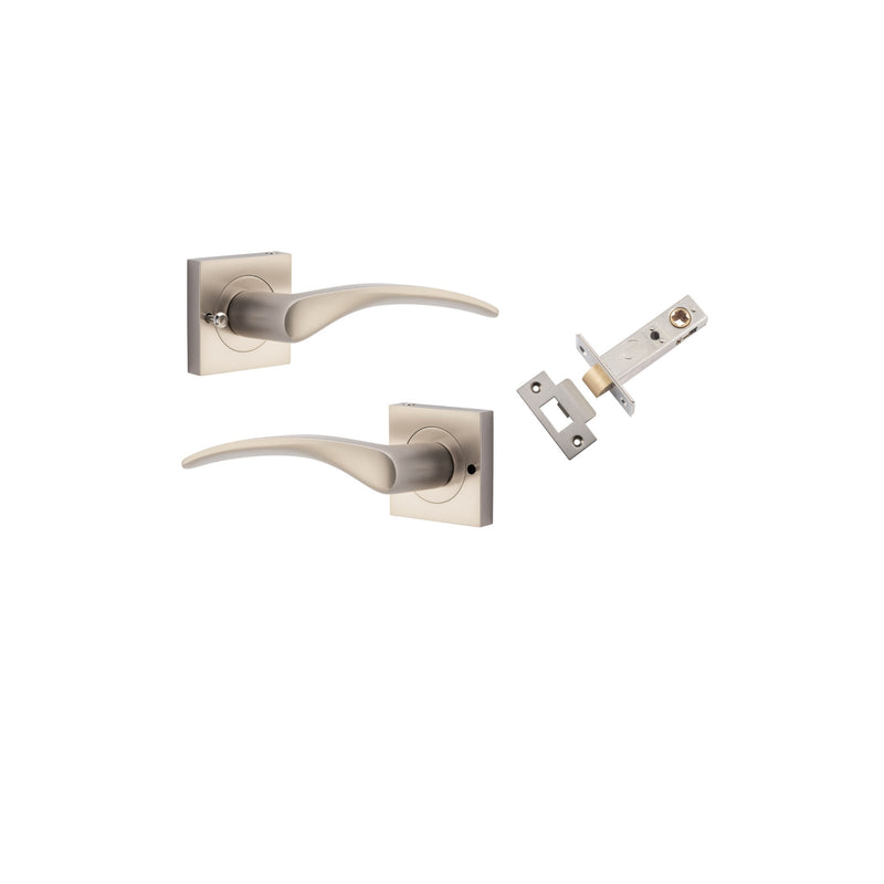 IVER OXFORD DOOR LEVER HANDLE ON SQUARE ROSE - CUSTOMISE TO YOUR NEEDS