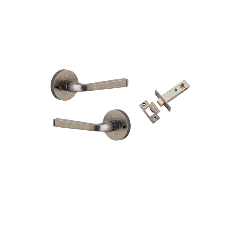 IVER ANNECY DOOR LEVER HANDLE ON ROUND ROSE PAIR - CUSTOMISE TO YOUR NEEDS