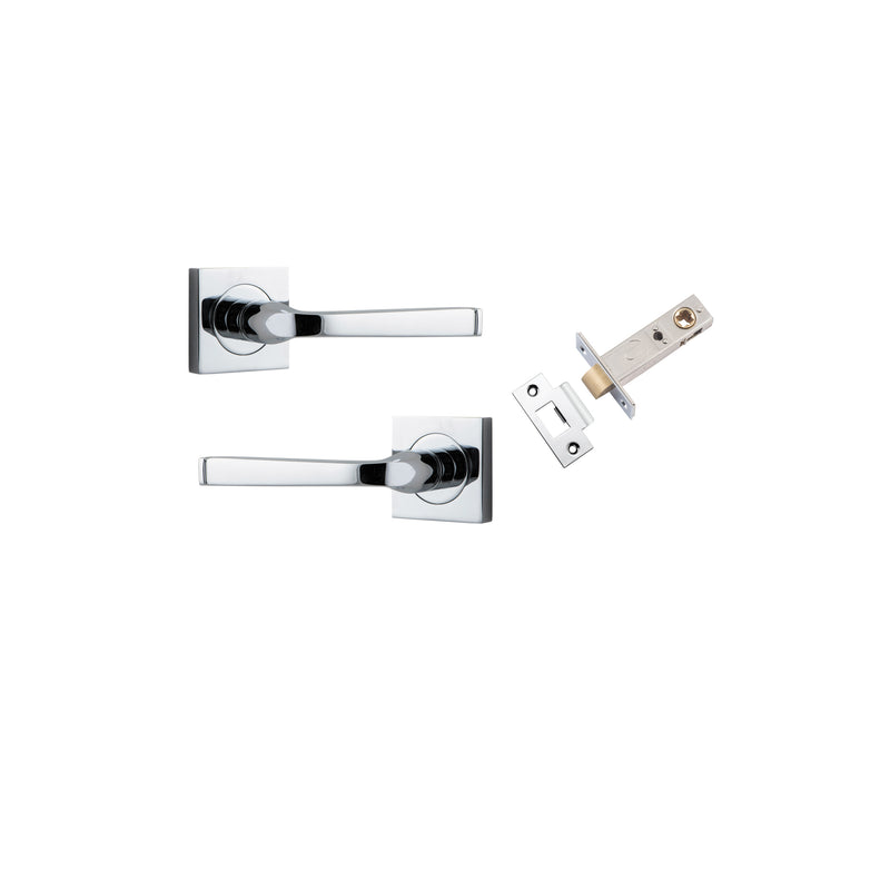 IVER ANNECY DOOR LEVER HANDLE ON SQUARE ROSE PAIR - CUSTOMISE TO YOUR NEEDS