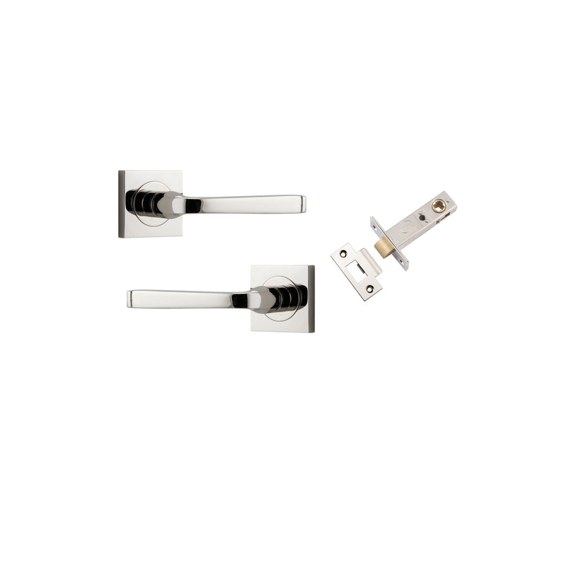 IVER ANNECY DOOR LEVER HANDLE ON SQUARE ROSE PAIR - CUSTOMISE TO YOUR NEEDS