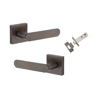 IVER BRONTE DOOR LEVER HANDLE ON SQUARE ROSE - CUSTOMISE TO YOUR NEEDS