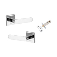 IVER BRONTE DOOR LEVER HANDLE ON SQUARE ROSE - CUSTOMISE TO YOUR NEEDS