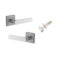 IVER BRONTE DOOR LEVER HANDLE ON SQUARE ROSE - CUSTOMISE TO YOUR NEEDS