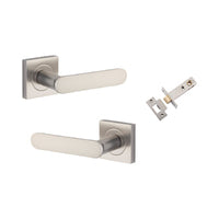 IVER BRONTE DOOR LEVER HANDLE ON SQUARE ROSE - CUSTOMISE TO YOUR NEEDS