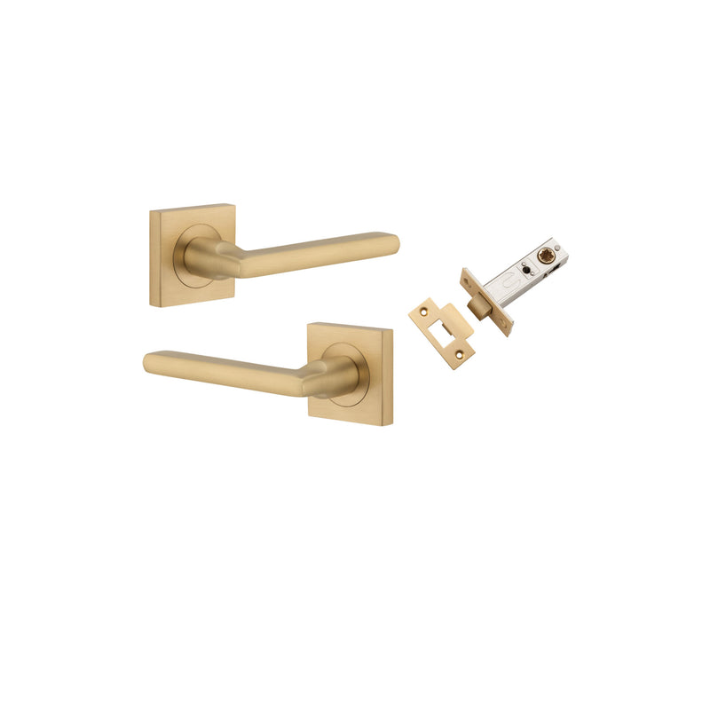 IVER BALTIMORE DOOR LEVER HANDLE ON SQUARE ROSE - CUSTOMISE TO YOUR NEEDS