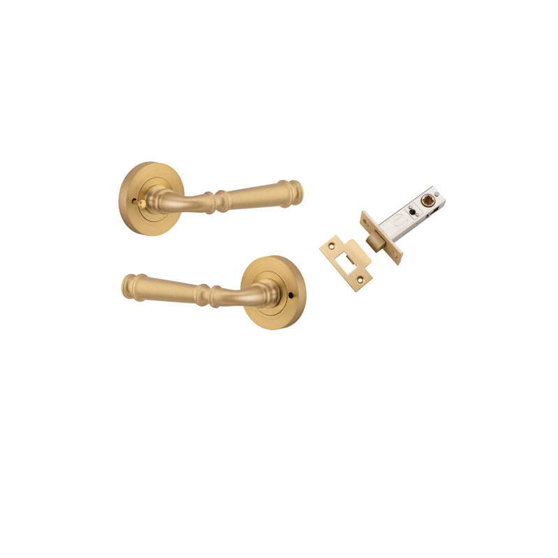 IVER VERONA DOOR LEVER HANDLE ON ROUND ROSE PAIR - CUSTOMISE TO YOUR NEEDS