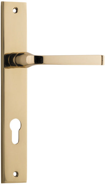 IVER ANNECY DOOR LEVER HANDLE ON RECTANGULAR BACKPLATE - CUSTOMISE TO YOUR NEEDS