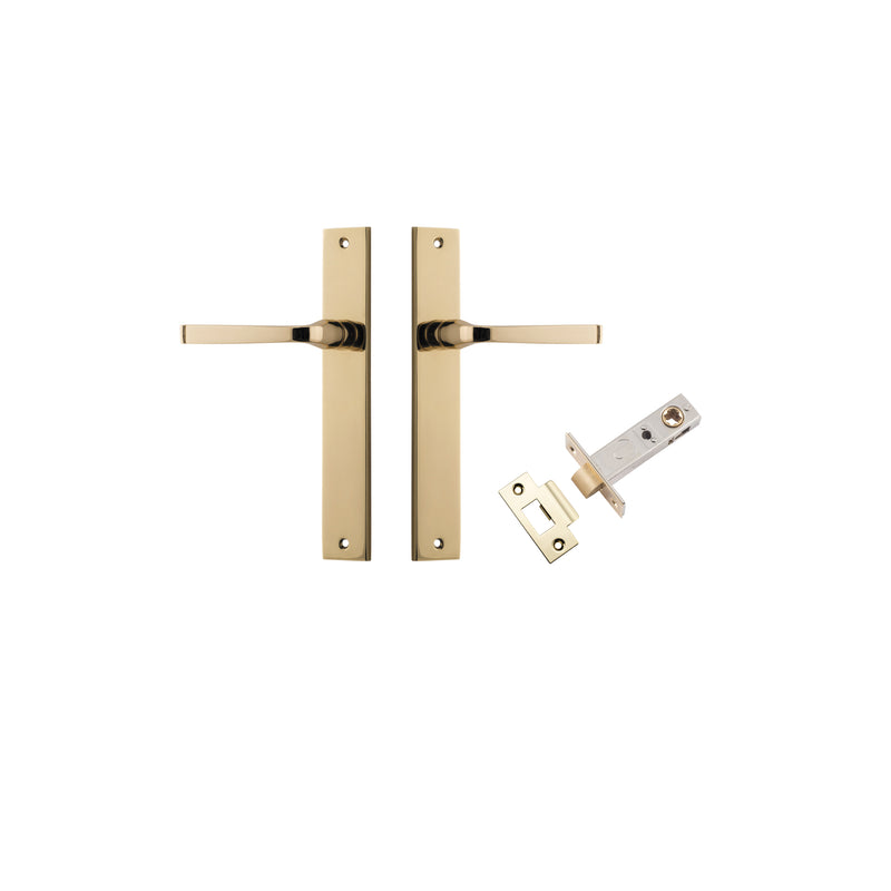 IVER ANNECY DOOR LEVER HANDLE ON RECTANGULAR BACKPLATE - CUSTOMISE TO YOUR NEEDS