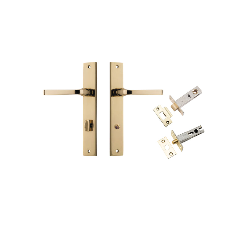 IVER ANNECY DOOR LEVER HANDLE ON RECTANGULAR BACKPLATE - CUSTOMISE TO YOUR NEEDS