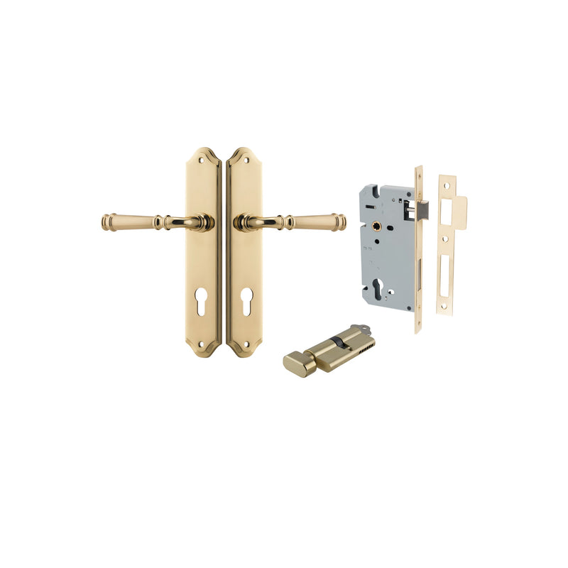 IVER VERONA DOOR LEVER HANDLE ON SHOULDERED BACKPLATE - CUSTOMISE TO YOUR NEEDS