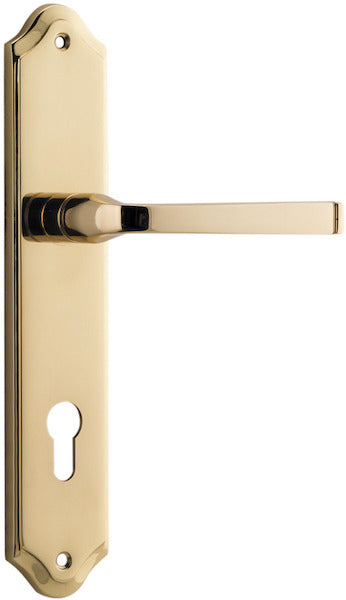 IVER ANNECY DOOR LEVER HANDLE ON SHOULDERED BACKPLATE - CUSTOMISE TO YOUR NEEDS