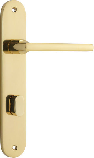 IVER BALTIMORE DOOR LEVER HANDLE ON OVAL BACKPLATE - CUSTOMISE TO YOUR NEEDS