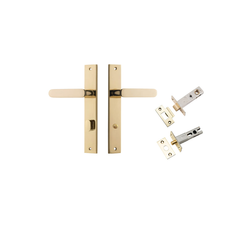 IVER BRONTE DOOR LEVER HANDLE ON RECTANGULAR BACKPLATE - CUSTOMISE TO YOUR NEEDS