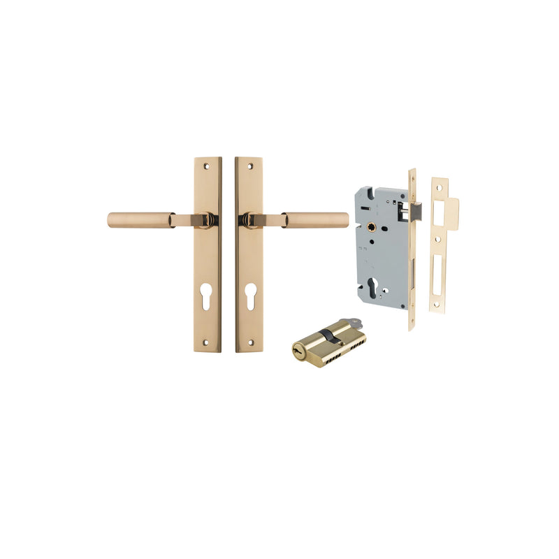 IVER BERLIN DOOR LEVER HANDLE ON RECTANGULAR BACKPLATE - CUSTOMISE TO YOUR NEEDS