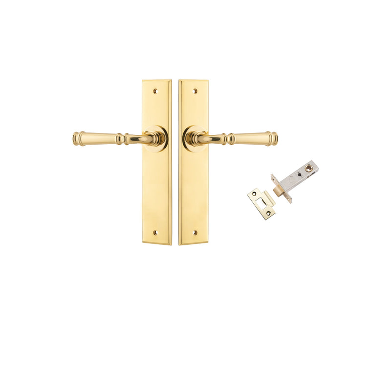 IVER VERONA DOOR LEVER HANDLE ON CHAMFERED BACKPLATE - CUSTOMISE TO YOUR NEEDS