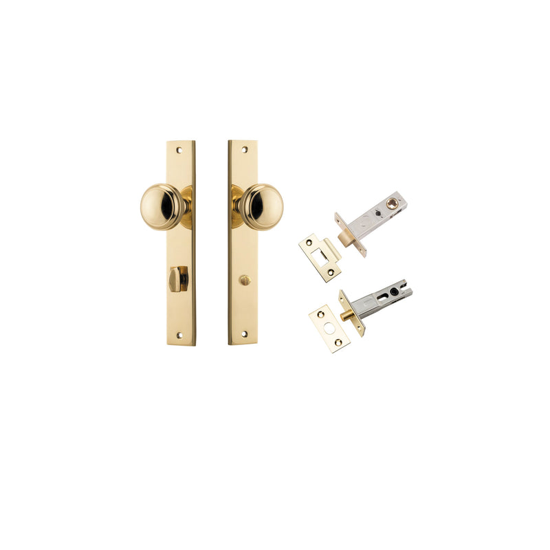 IVER PADDINGTON DOOR KNOB ON RECTANGULAR BACKPLATE - CUSTOMISE TO YOUR NEEDS