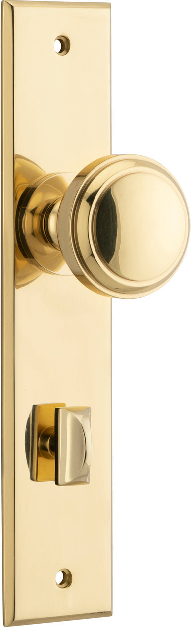 IVER PADDINGTON DOOR KNOB ON CHAMFERED BACKPLATE - CUSTOMISE TO YOUR NEEDS