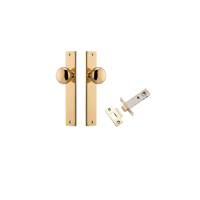 IVER CAMBRIDGE DOOR KNOB ON RECTANGULAR BACKPLATE - CUSTOMISE TO YOUR NEEDS