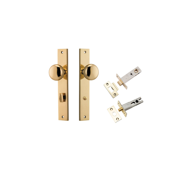 IVER CAMBRIDGE DOOR KNOB ON RECTANGULAR BACKPLATE - CUSTOMISE TO YOUR NEEDS