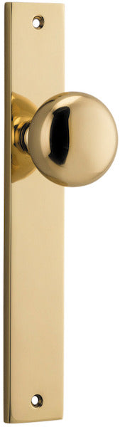 IVER CAMBRIDGE DOOR KNOB ON RECTANGULAR BACKPLATE - CUSTOMISE TO YOUR NEEDS