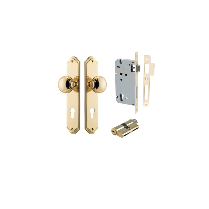 IVER PADDINGTON DOOR KNOB ON SHOULDERED BACKPLATE - CUSTOMISE TO YOUR NEEDS