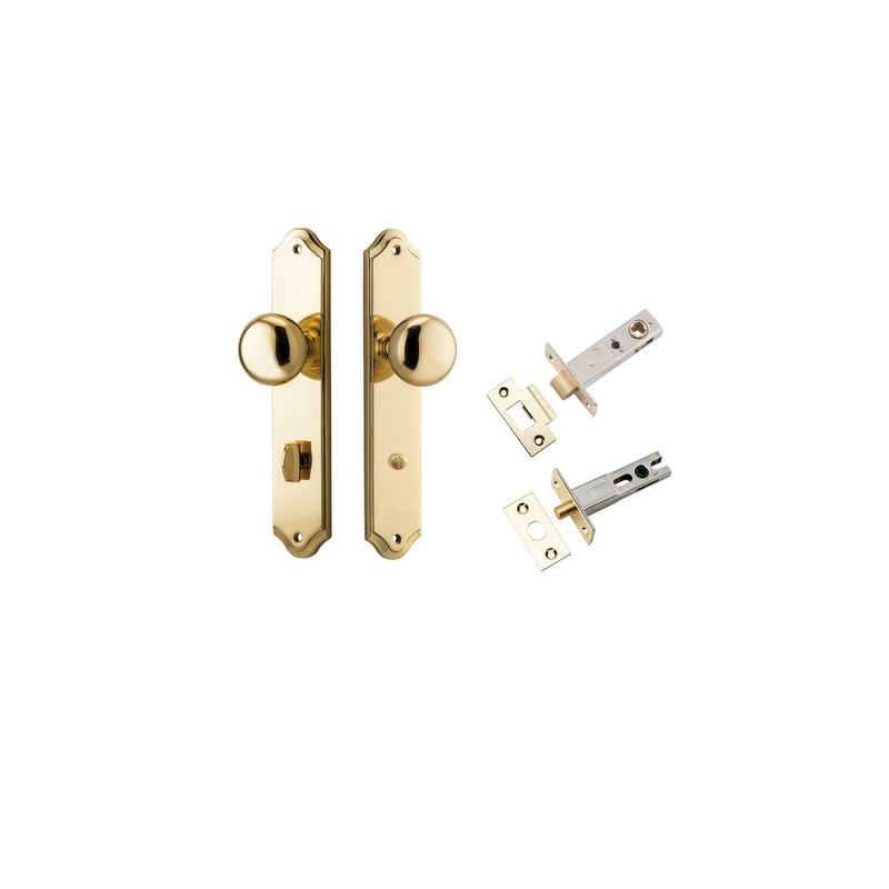 IVER CAMBRIDGE DOOR KNOB ON SHOULDERED BACKPLATE - CUSTOMISE TO YOUR NEEDS