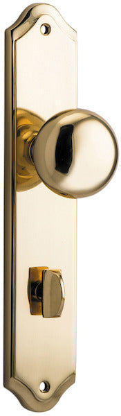 IVER CAMBRIDGE DOOR KNOB ON SHOULDERED BACKPLATE - CUSTOMISE TO YOUR NEEDS