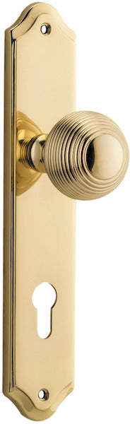 IVER GUILDFORD DOOR KNOB ON SHOULDERED BACKPLATE - CUSTOMISE TO YOUR NEEDS