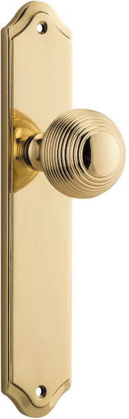 IVER GUILDFORD DOOR KNOB ON SHOULDERED BACKPLATE - CUSTOMISE TO YOUR NEEDS