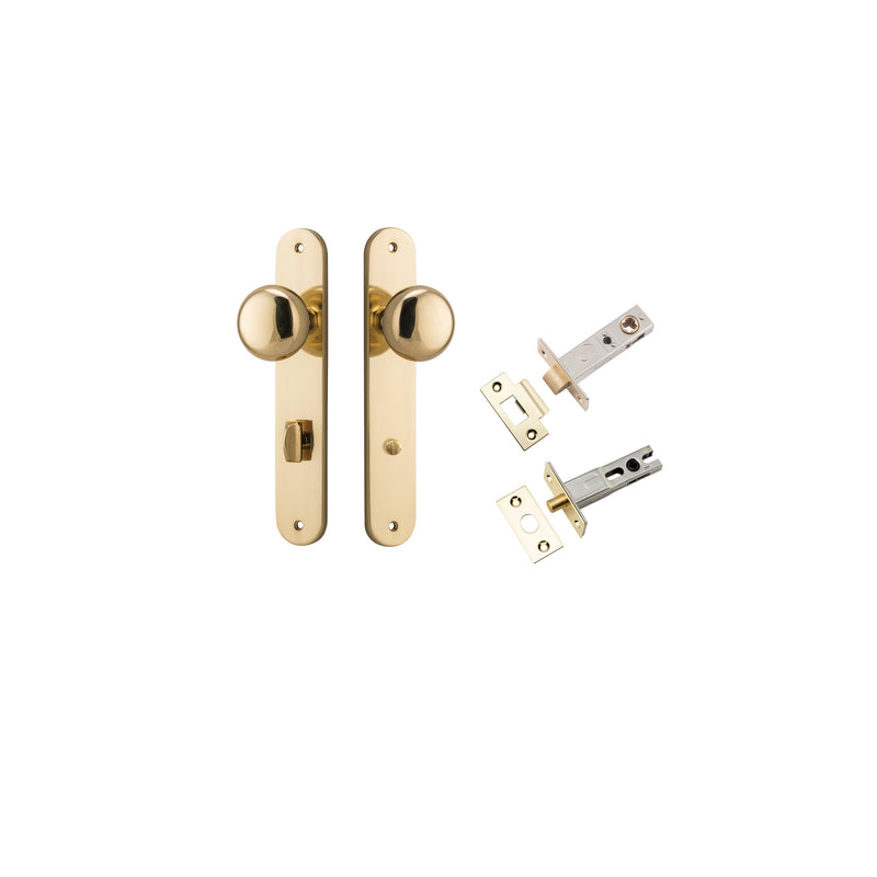 IVER CAMBRIDGE DOOR KNOB ON OVAL BACKPLATE - CUSTOMISE TO YOUR NEEDS