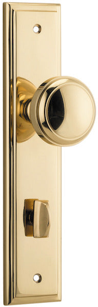 IVER PADDINGTON DOOR KNOB ON STEPPED BACKPLATE - CUSTOMISE TO YOUR NEEDS