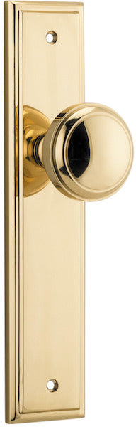 IVER PADDINGTON DOOR KNOB ON STEPPED BACKPLATE - CUSTOMISE TO YOUR NEEDS