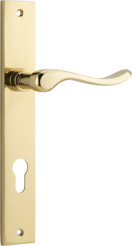 IVER STIRLING DOOR LEVER HANDLE ON RECTANGULAR BACKPLATE - CUSTOMISE TO YOUR NEEDS