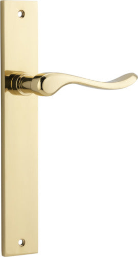 IVER STIRLING DOOR LEVER HANDLE ON RECTANGULAR BACKPLATE - CUSTOMISE TO YOUR NEEDS