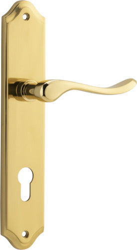 IVER STIRLING DOOR LEVER HANDLE ON SHOULDERED BACKPLATE - CUSTOMISE TO YOUR NEEDS