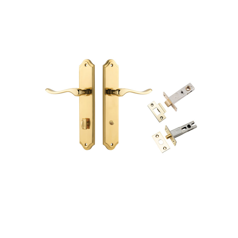 IVER STIRLING DOOR LEVER HANDLE ON SHOULDERED BACKPLATE - CUSTOMISE TO YOUR NEEDS