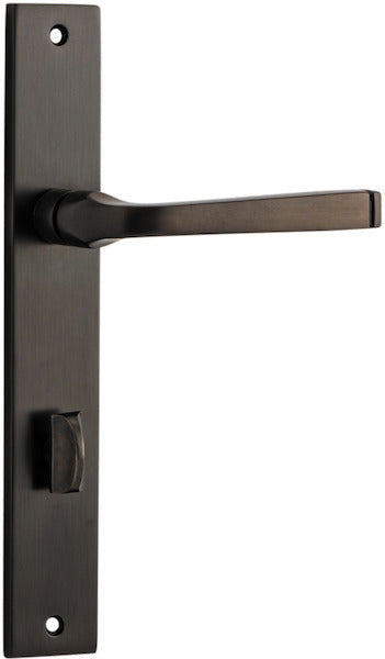 IVER ANNECY DOOR LEVER HANDLE ON RECTANGULAR BACKPLATE - CUSTOMISE TO YOUR NEEDS