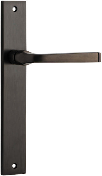 IVER ANNECY DOOR LEVER HANDLE ON RECTANGULAR BACKPLATE - CUSTOMISE TO YOUR NEEDS