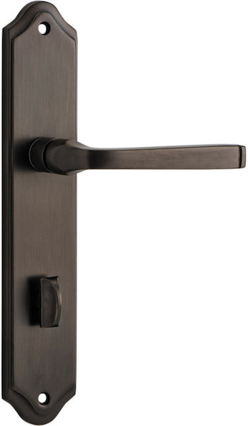 IVER ANNECY DOOR LEVER HANDLE ON SHOULDERED BACKPLATE - CUSTOMISE TO YOUR NEEDS