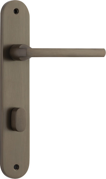 IVER BALTIMORE DOOR LEVER HANDLE ON OVAL BACKPLATE - CUSTOMISE TO YOUR NEEDS